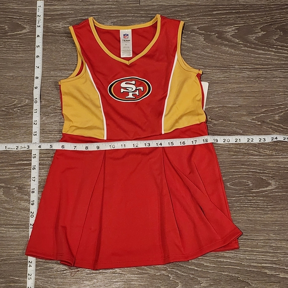 San Francisco 49ers Cheerleader Dress NFL Team Apparel 5T NWT - Picture 3 of 5